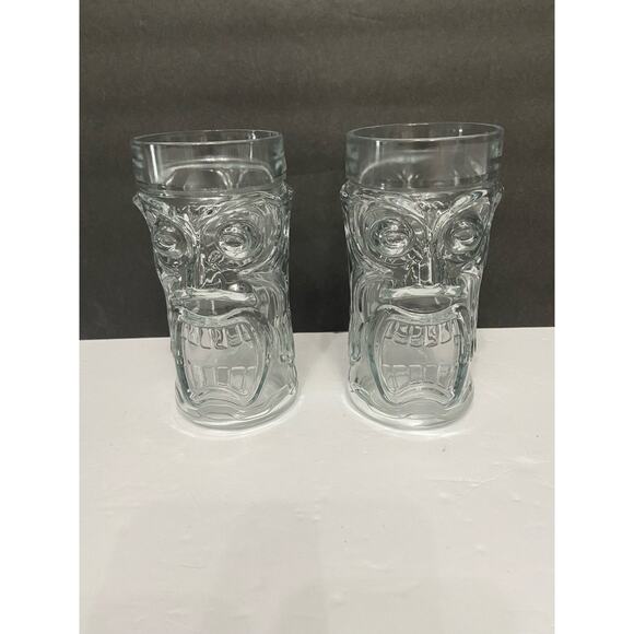 Anchor Hocking-2 Tiki head Pint glasses
Iced tea Drink Tumbler glasses - Picture 1 of 9
